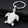 Silver Turtle Key Chain