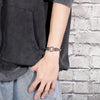 Dual Skull Stainless Steel Heavy Bracelet