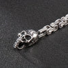 Dual Skull Stainless Steel Heavy Bracelet