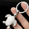 Silver Turtle Key Chain